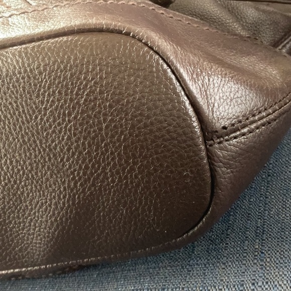 TIGNANELLO LEATHER BAG..CHOCOLATE BROWN..16 x 10 x 4”..EUC..BUTTER SOFT - Picture 4 of 8